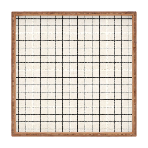 Holli Zollinger LINEN GRID Square Tray
