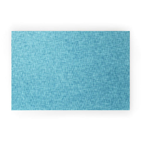 Holli Zollinger LINEN INDIGO Welcome Mat