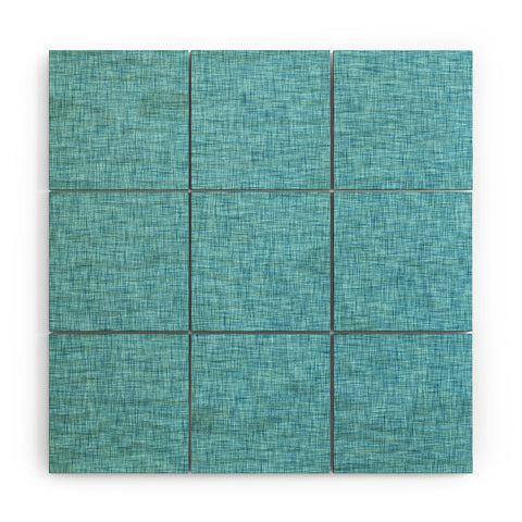 Holli Zollinger LINEN INDIGO Wood Wall Mural