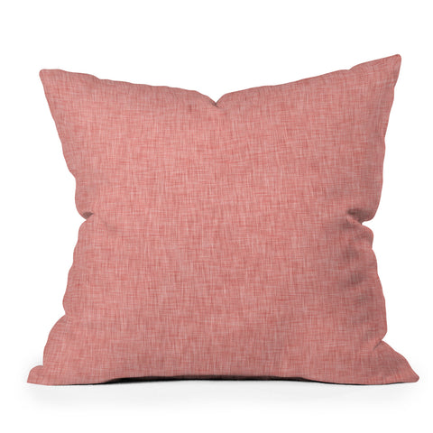 Holli Zollinger LINEN MARSALA LIGHT Throw Pillow