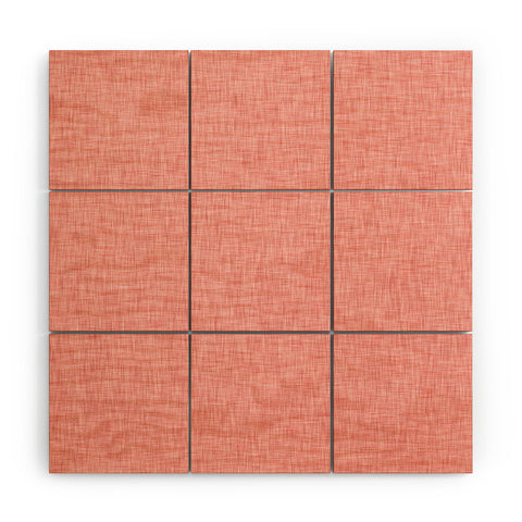 Holli Zollinger LINEN MARSALA LIGHT Wood Wall Mural