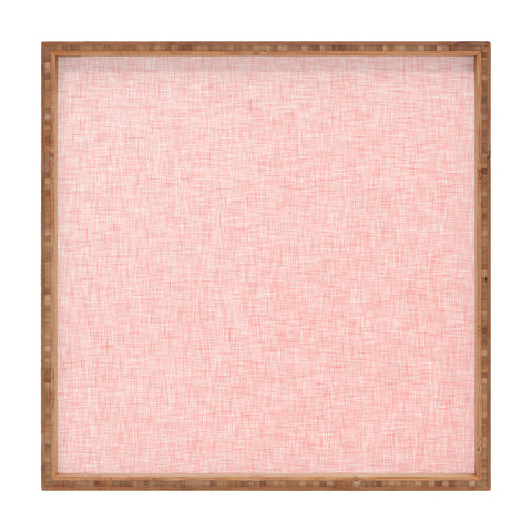 Holli Zollinger LINEN MARSALA ROSEE Square Tray