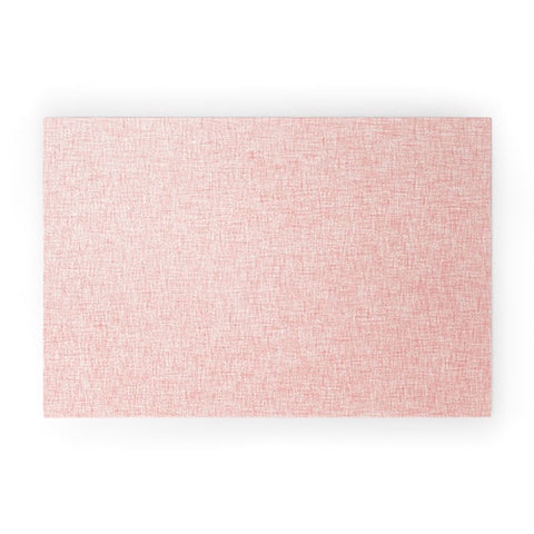 Holli Zollinger LINEN MARSALA ROSEE Welcome Mat