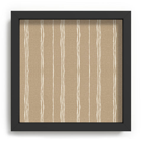 Holli Zollinger LINEN SAND STRIPE Recessed Framing Square