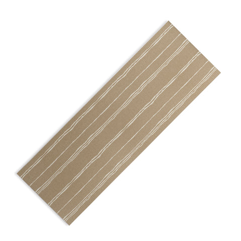 Holli Zollinger LINEN SAND STRIPE Yoga Mat