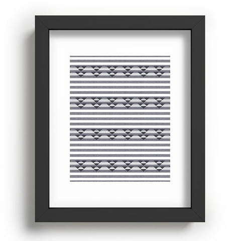 Holli Zollinger LINEN STRIPE Recessed Framing Rectangle