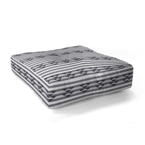 Holli Zollinger LINEN STRIPE Floor Pillow Square