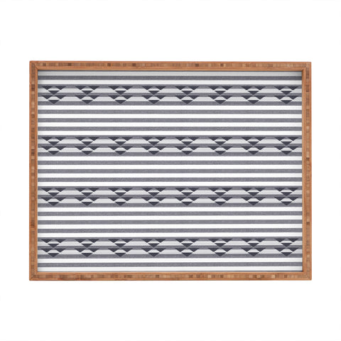 Holli Zollinger LINEN STRIPE Rectangular Tray