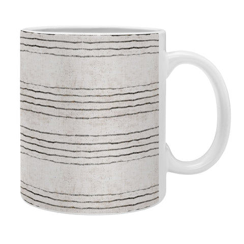 Holli Zollinger LINEN STRIPE RUSTIC Coffee Mug