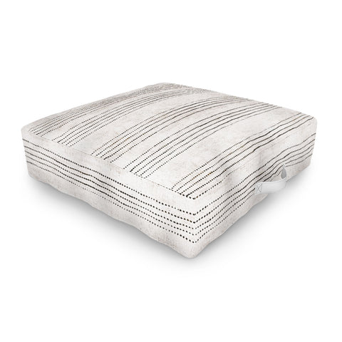 Holli Zollinger LINEN STRIPE RUSTIC Outdoor Floor Cushion