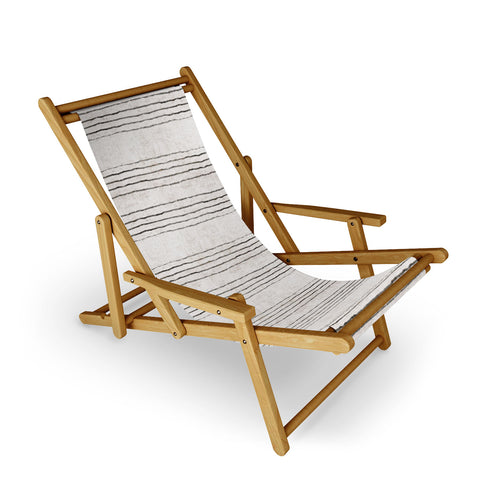 Holli Zollinger LINEN STRIPE RUSTIC Sling Chair