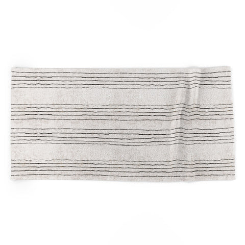 Holli Zollinger LINEN STRIPE RUSTIC Beach Towel