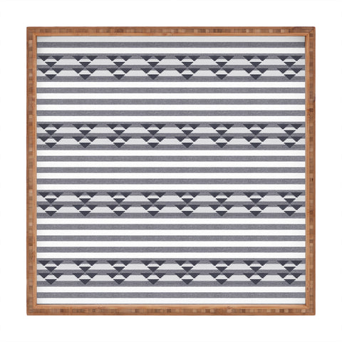 Holli Zollinger LINEN STRIPE Square Tray
