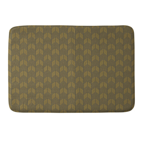 Holli Zollinger LONG ARROW OLIVE Memory Foam Bath Mat