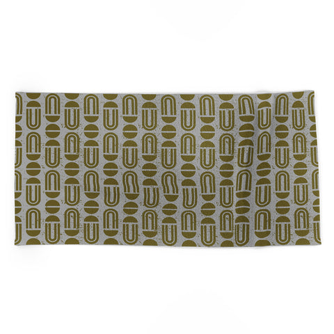 Holli Zollinger MACHA GEO MARINE Beach Towel