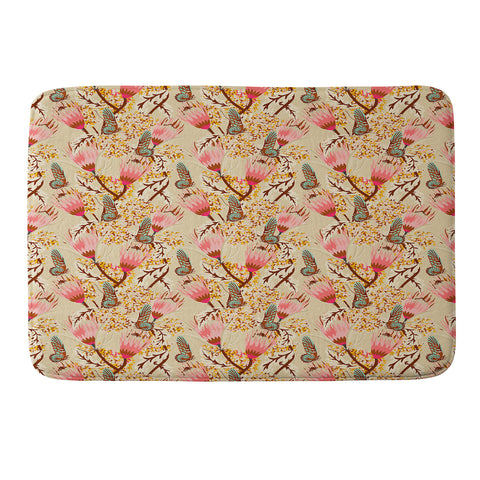 Holli Zollinger MADAMOISELLE TEMPLE BUTTERFLY Memory Foam Bath Mat