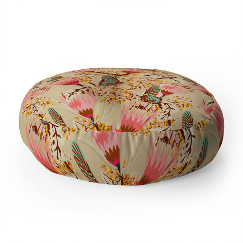 Holli Zollinger MADAMOISELLE TEMPLE BUTTERFLY Floor Pillow Round