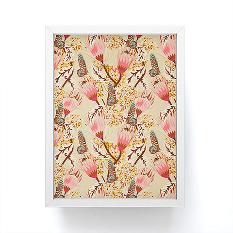 Holli Zollinger MADAMOISELLE TEMPLE BUTTERFLY Framed Mini Art Print