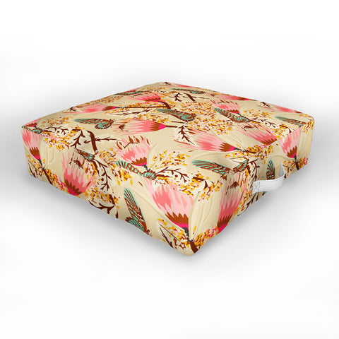 Holli Zollinger MADAMOISELLE TEMPLE BUTTERFLY Outdoor Floor Cushion