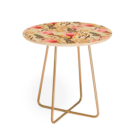 Holli Zollinger MADAMOISELLE TEMPLE BUTTERFLY Round Side Table