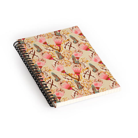 Holli Zollinger MADAMOISELLE TEMPLE BUTTERFLY Spiral Notebook