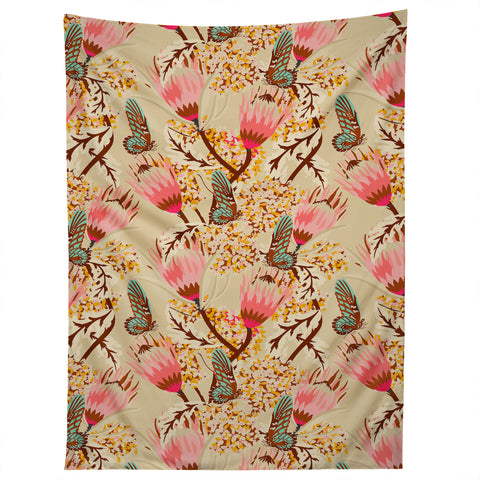 Holli Zollinger MADAMOISELLE TEMPLE BUTTERFLY Tapestry