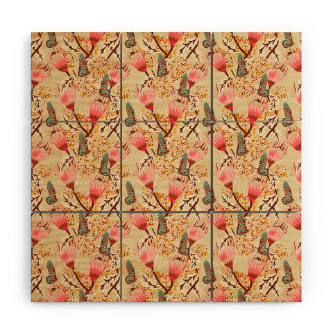 Holli Zollinger MADAMOISELLE TEMPLE BUTTERFLY Wood Wall Mural