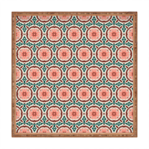 Holli Zollinger MADEIRA PINK Square Tray
