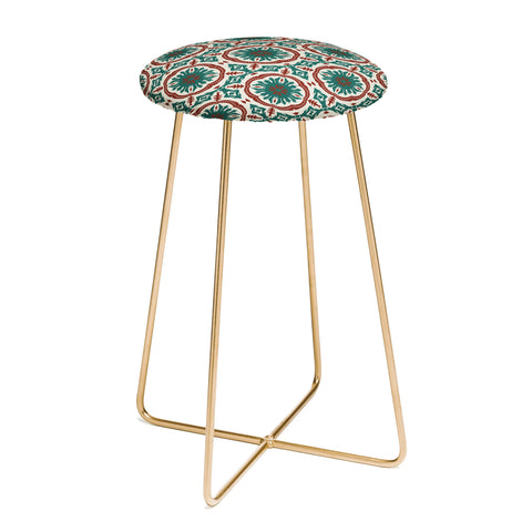 Holli Zollinger MADEIRA SUN TILE Counter Stool