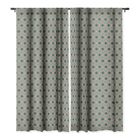 Holli Zollinger MADEIRA SUN TILE Blackout Window Curtain
