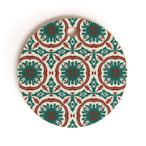 Holli Zollinger MADEIRA SUN TILE Cutting Board Round