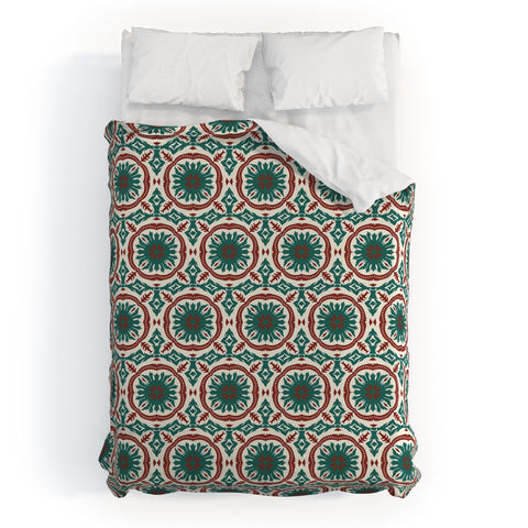 Holli Zollinger MADEIRA SUN TILE Duvet Cover