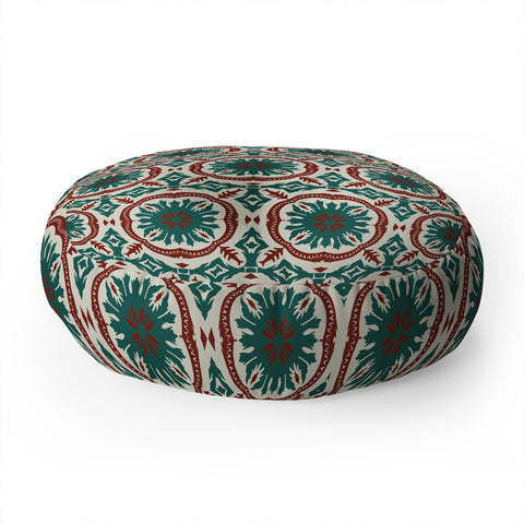 Holli Zollinger MADEIRA SUN TILE Floor Pillow Round