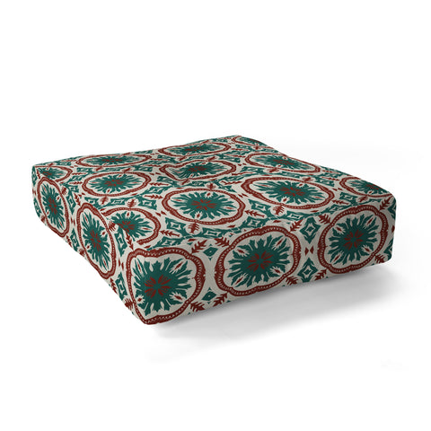 Holli Zollinger MADEIRA SUN TILE Floor Pillow Square