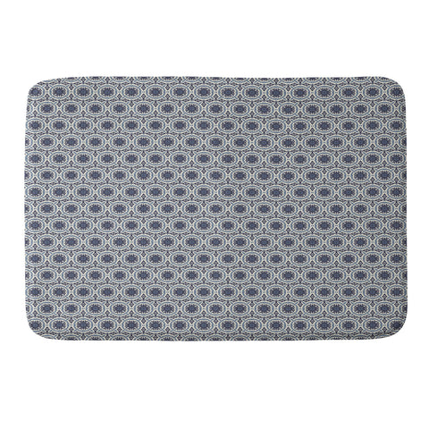 Holli Zollinger MADEIRA SUN TILE NAVY Memory Foam Bath Mat