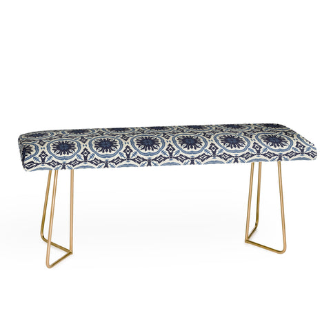 Holli Zollinger MADEIRA SUN TILE NAVY Bench