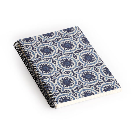 Holli Zollinger MADEIRA SUN TILE NAVY Spiral Notebook