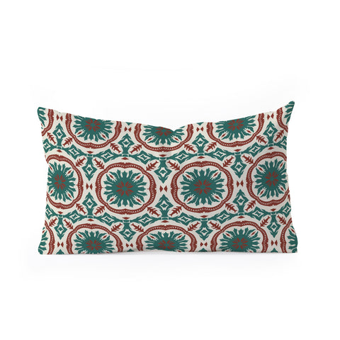 Holli Zollinger MADEIRA SUN TILE Oblong Throw Pillow