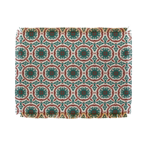 Holli Zollinger MADEIRA SUN TILE Throw Blanket