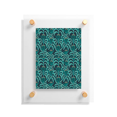 Holli Zollinger MAISEY TEAL Floating Acrylic Print