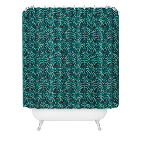 Holli Zollinger MAISEY TEAL Shower Curtain