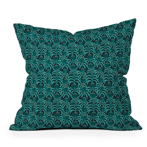 Holli Zollinger MAISEY TEAL Throw Pillow
