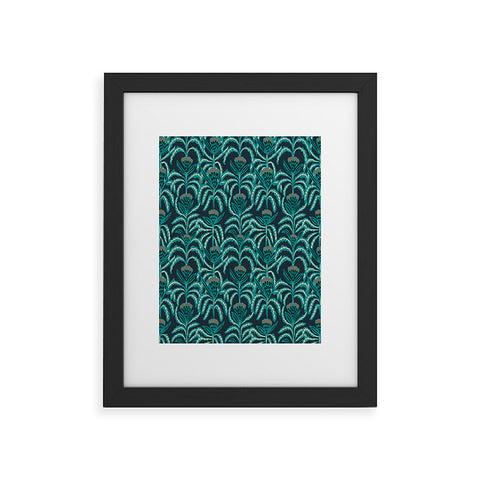 Holli Zollinger MAISEY TEAL Framed Art Print