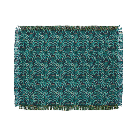 Holli Zollinger MAISEY TEAL Throw Blanket
