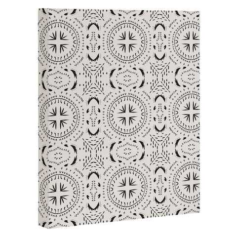 Holli Zollinger MANDALA TILE LIGHT Art Canvas