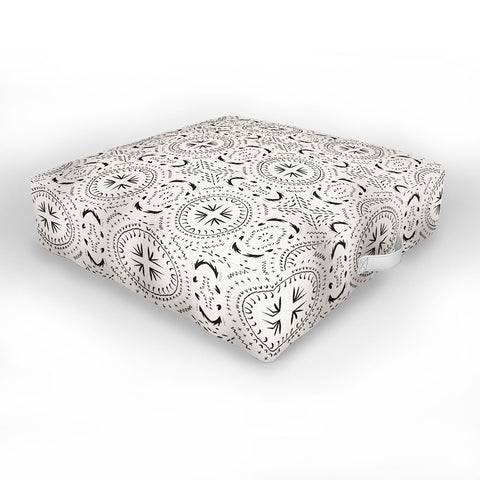Holli Zollinger MANDALA TILE LIGHT Outdoor Floor Cushion