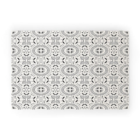 Holli Zollinger MANDALA TILE LIGHT Welcome Mat