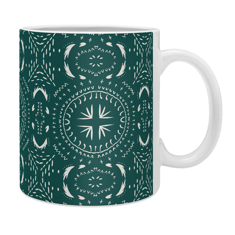 Holli Zollinger MANDALA TILE MARINE Coffee Mug