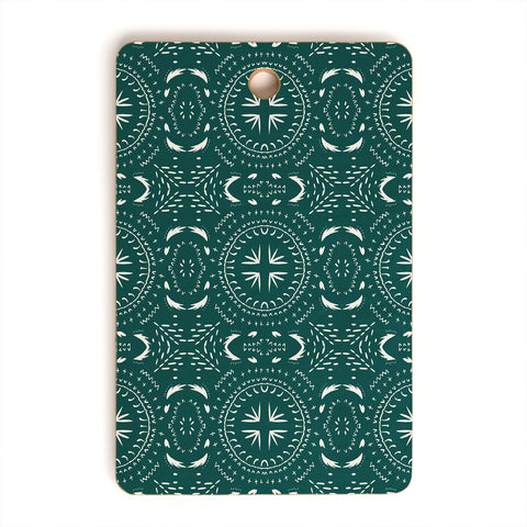Holli Zollinger MANDALA TILE MARINE Cutting Board Rectangle