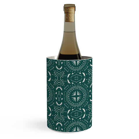 Holli Zollinger MANDALA TILE MARINE Wine Chiller